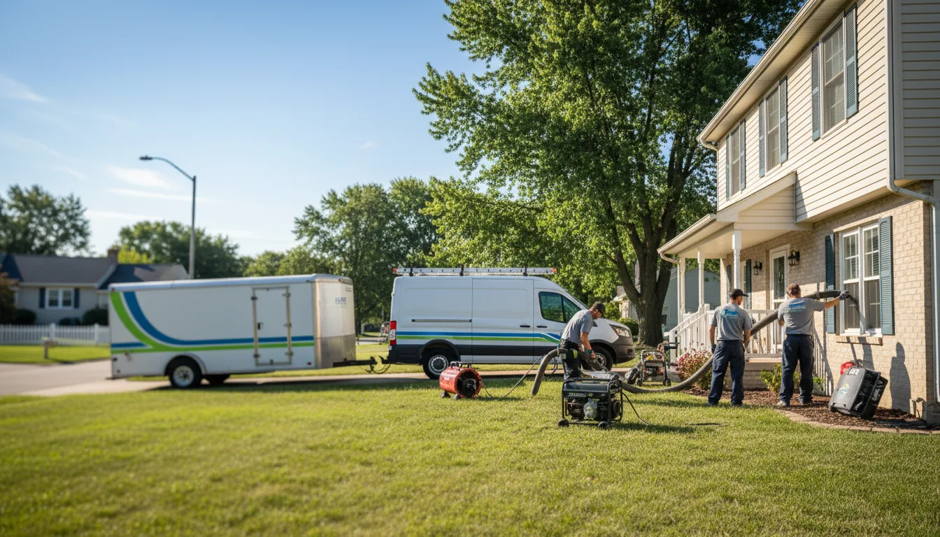 Flooded Basement Restoration And Cleanup With Repair in North Bloomfield, OH near me